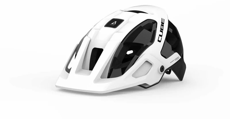 CUBE Helm STROVER white´n´black