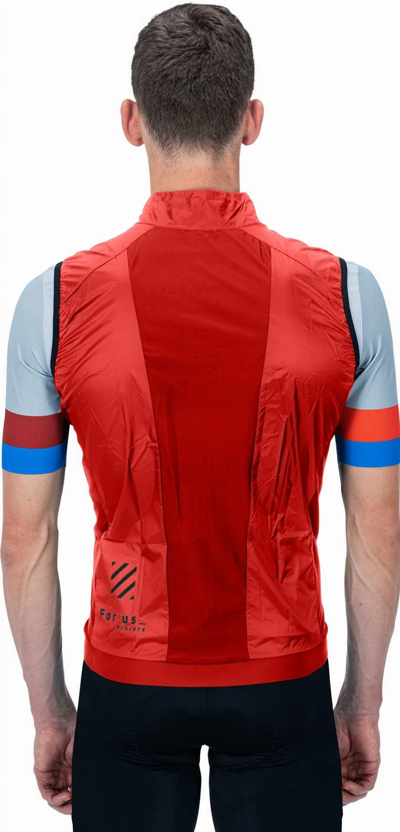 CUBE Teamline Windweste red