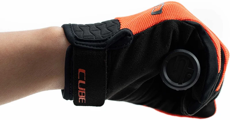 Cube Performance Junior X Actionteam Handschuhe lang black´n´orange