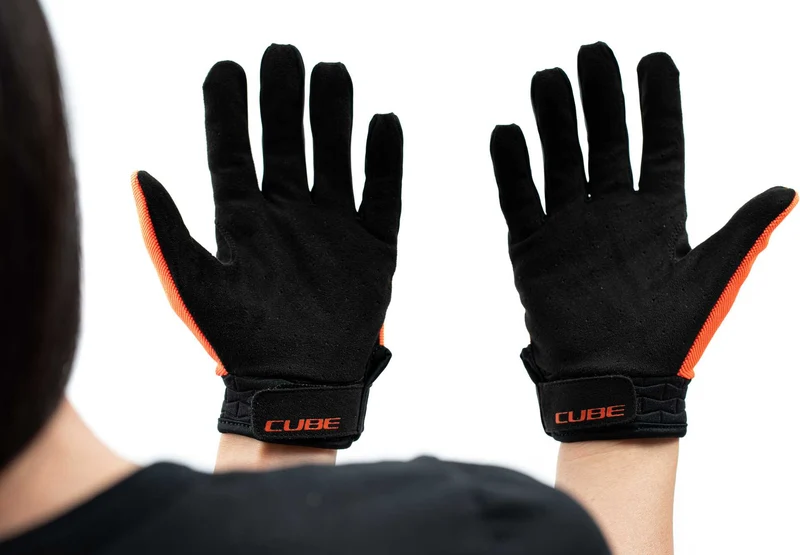 Cube Performance Junior X Actionteam Handschuhe lang black´n´orange