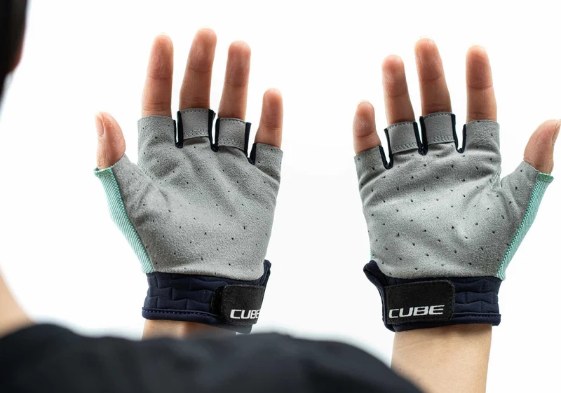 Cube Performance Junior Handschuhe kurz blue´n´mint
