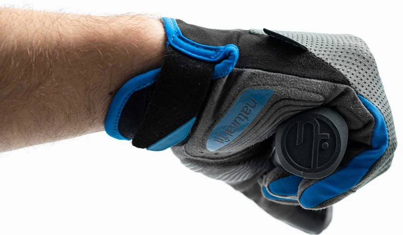 Cube X NF Handschuhe lang grey´n´blue