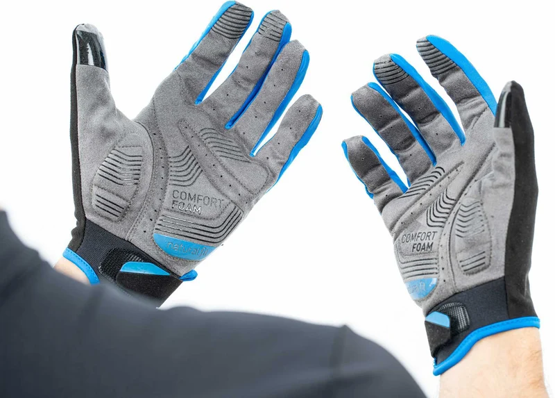 Cube X NF Handschuhe lang grey´n´blue