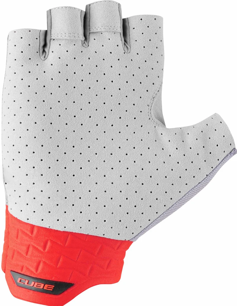 Cube Performance Handschuhe kurz grey´n´red