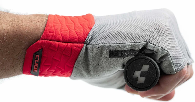 Cube Performance Handschuhe kurz grey´n´red