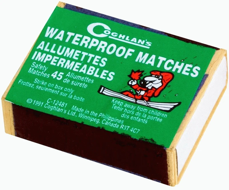 Wasserfeste Streichhölzer