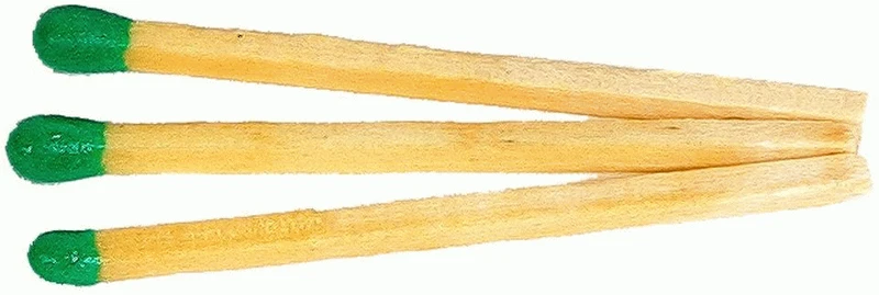 Wasserfeste Streichhölzer
