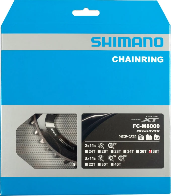 Shimano Deore XT FC-M8000 Kettenblatt 2-fach