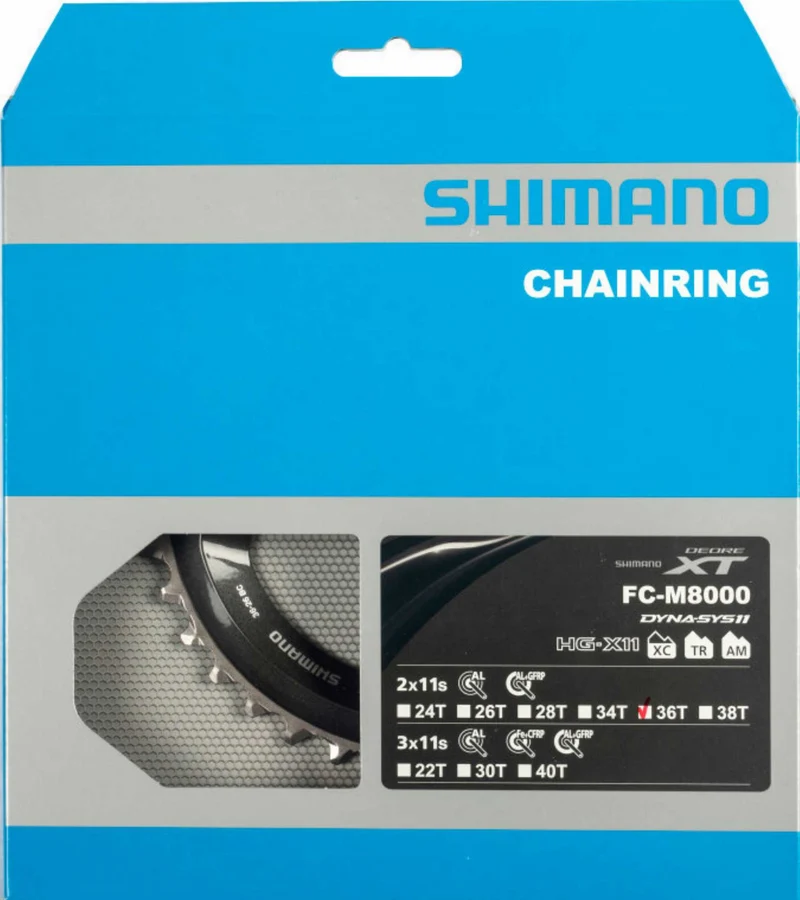 Shimano Deore XT FC-M8000 Kettenblatt 2-fach