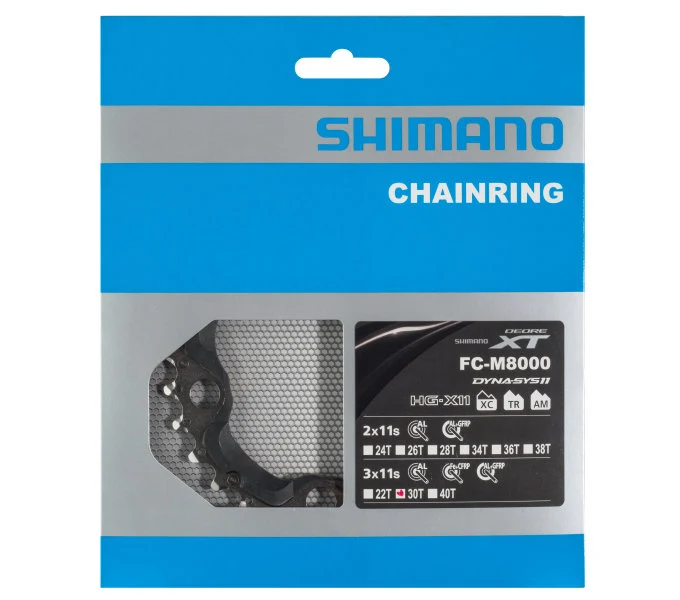 Shimano Deore XT FC-M8000 Kettenblatt 3-fach schwarz
