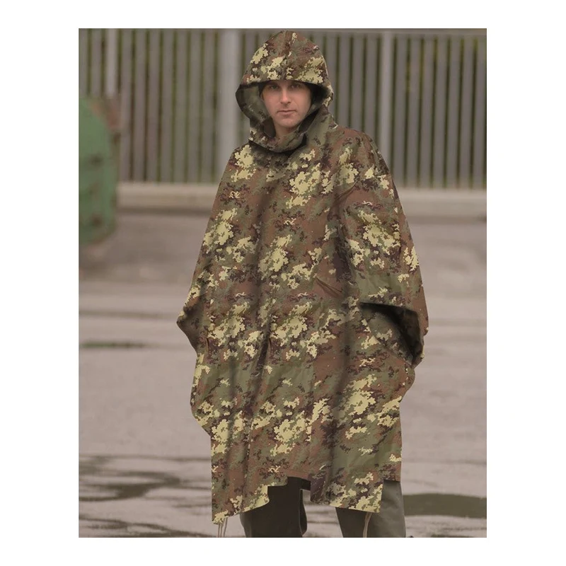 Mil-Tec - Ripstop-Regenschutz // Vegetato Woodland