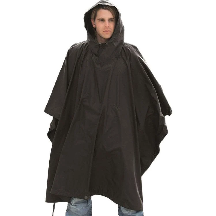 Mil-Tec - Ripstop-Regenschutz // Schwarz