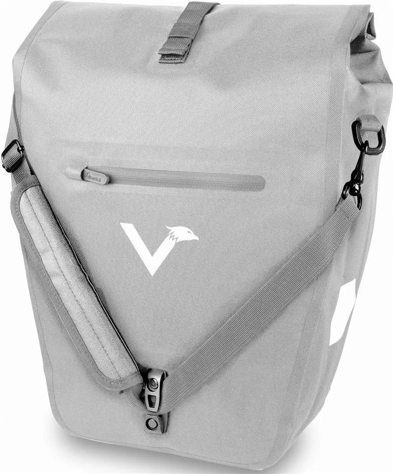 Valkental Bike Bag Urban Praktische 2in1 Gepäckträgertasche im urbanen Look 22 L inkl. Umhängegurt