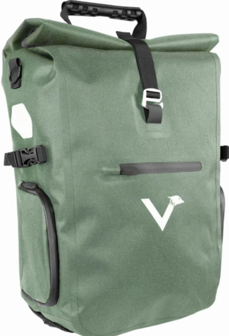 Valkental ValkPro 3in1 Fahrradtasche - hochfunktionales Multitalent 25 L inkl. Umhängegurt