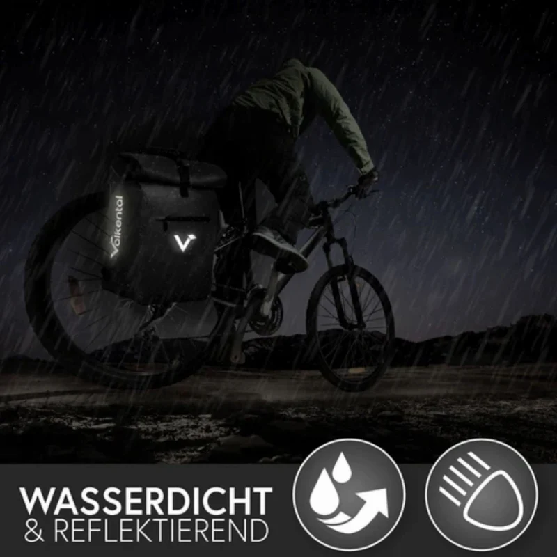 Valkental ValkOne 3in1 Fahrradtasche 23 L inkl. Umhängegurt