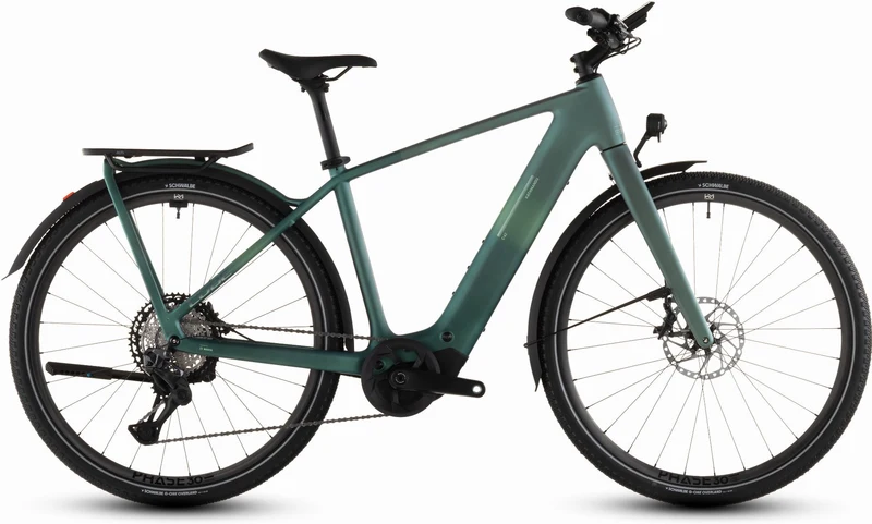 Cube Kathmandu Hybrid C:62 SLT 400 Wh X E-Bike Diamant 28" seafoam´n´chrome