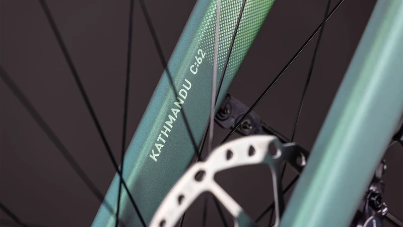 Cube Kathmandu Hybrid C:62 SLT 400 Wh X E-Bike Diamant 28" seafoam´n´chrome