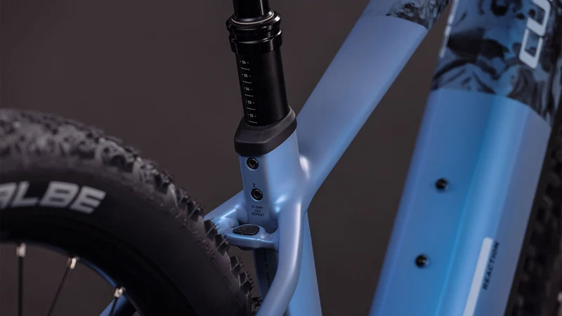 Cube Reaction Hybrid SLT 800 Wh E-Bike Hardtail Diamant hazeblue´n´fume
