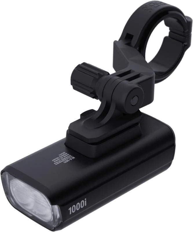 BBB Akku Frontlicht NanoStrike 1000i BLS-267i inkl. Halter und kabellose Fernbedienung, schwarz