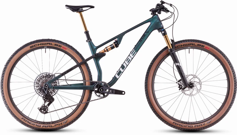 Cube AMS Zero99 C:68X SLX MTB-Fully 29" liquidgoblin´n´white