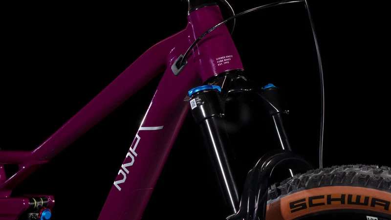 Cube Stereo One22 Race MTB-Fully wine´n´grey