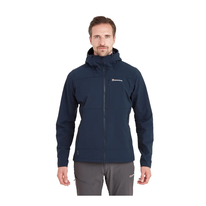 Montane - Krypton Softshell-Hoodie für Herren // Eclipse Blue