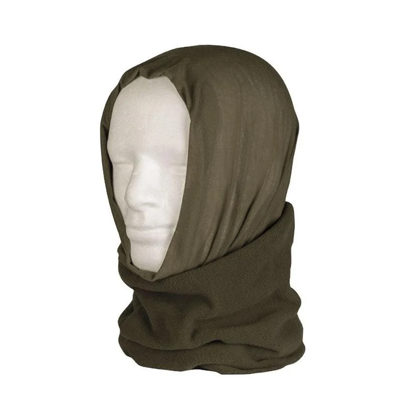 Mil-Tec - Multifunktionale Fleece-Kopfbedeckung // Olivgrün