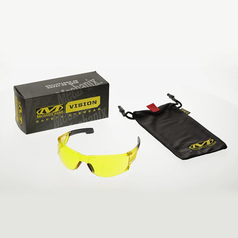 Mechanix Wear - Braune Gläser vom Typ N (gelbes Glas)