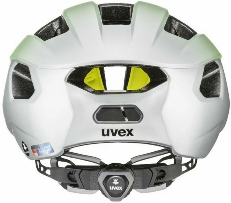 Uvex Rise CC Tocsen Rennrad-Helm neon yellow - silver matt
