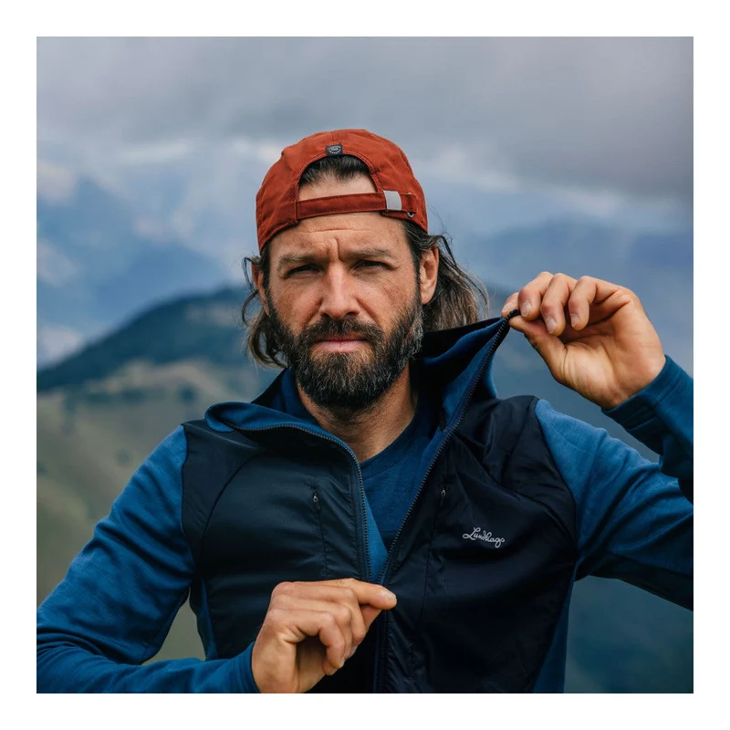 Lundhags - Padje Merino Block Hemd // Dunkelblau