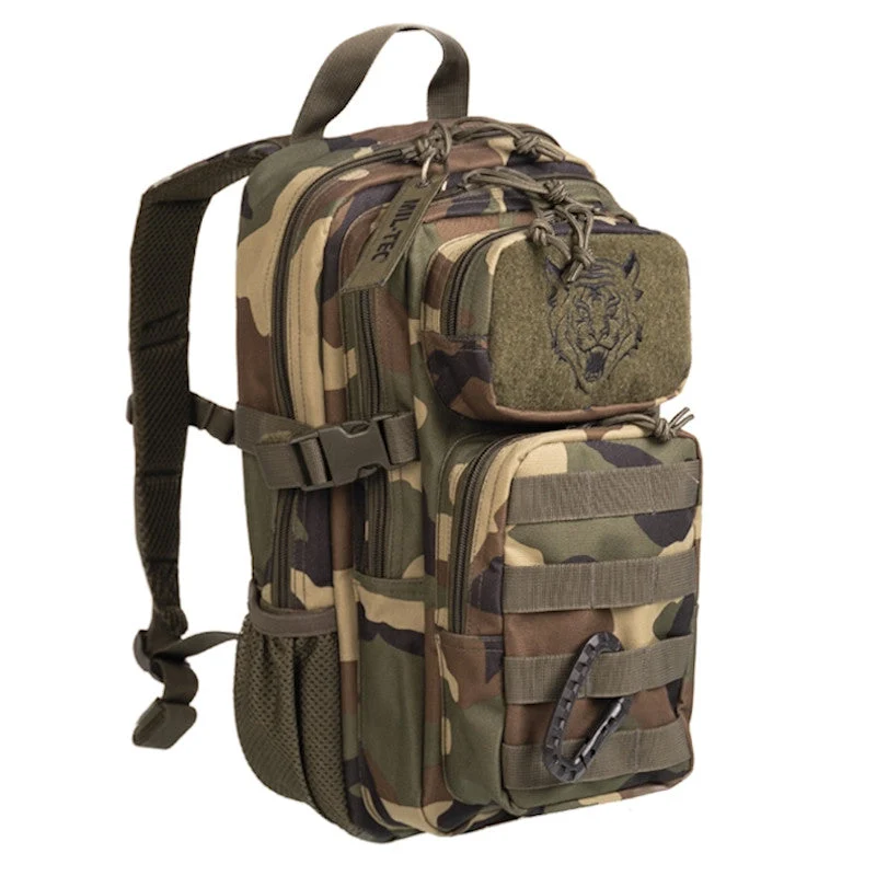 Mil-Tec - Militärrucksack für Kinder (14L) // Waldgebiet Camouflage