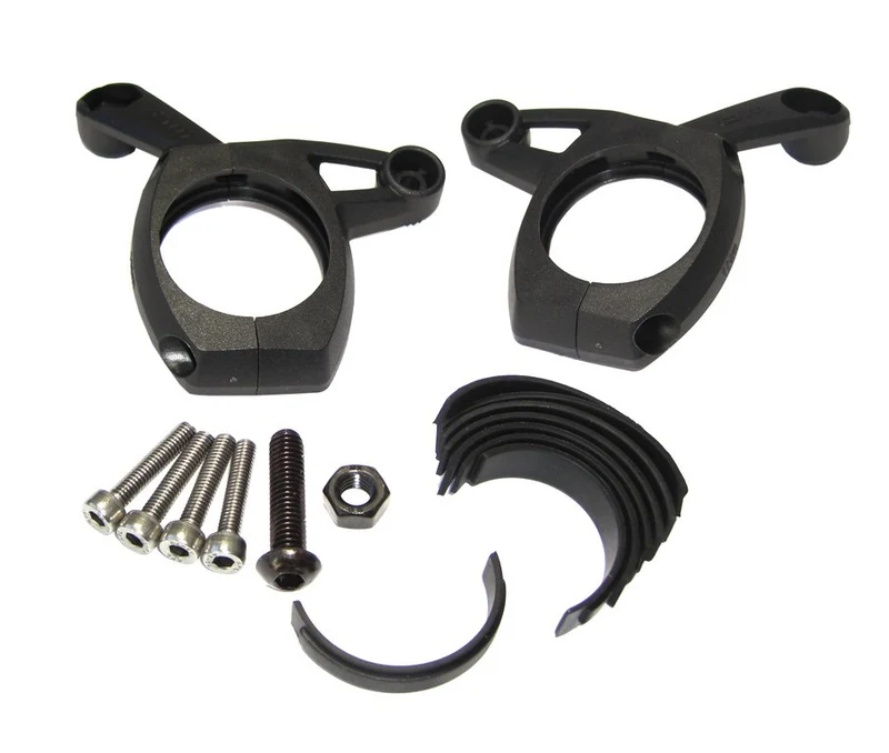 Busch & Müller Dynamo-Scheinwerfer Lenkerhalter b&m schwarz passend auch für Shimano Display