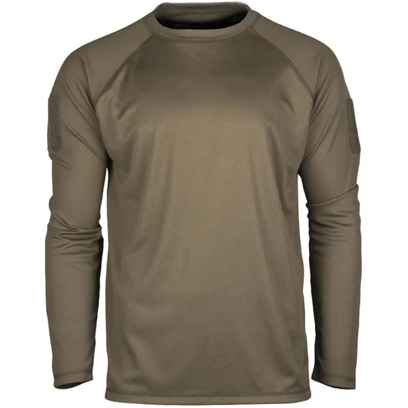 Mil-Tec - Tactical Quick Dry Langarm-T-Shirt // Olivgrün