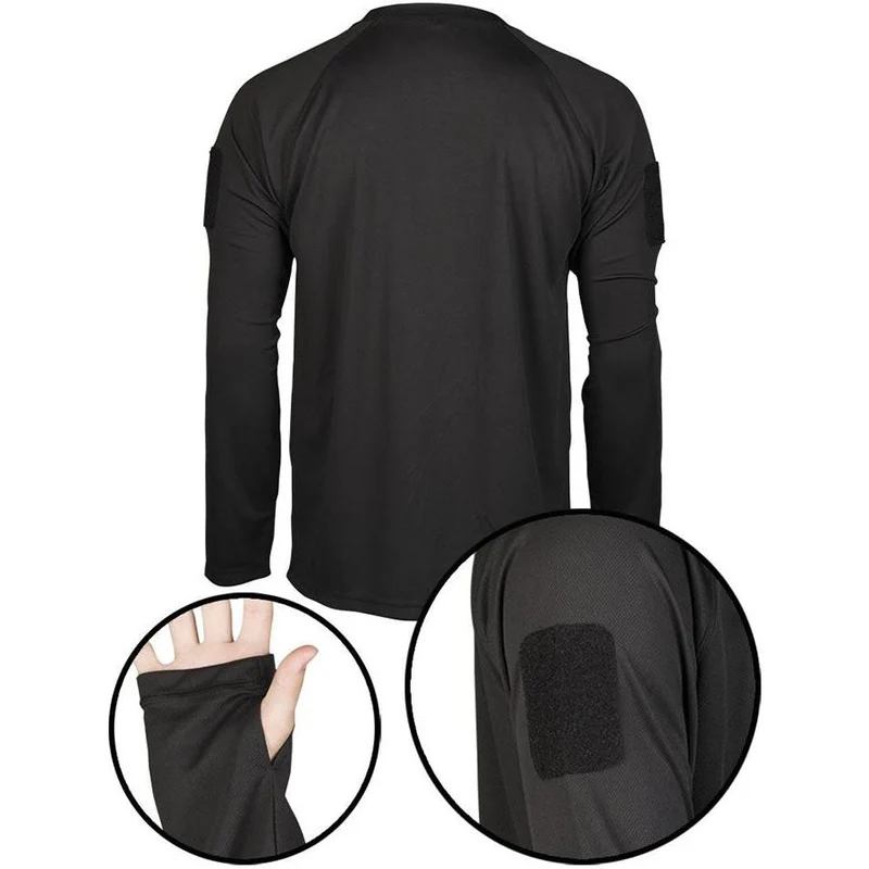 Mil-Tec - Tactical Quick Dry Langarm-T-Shirt // Olivgrün