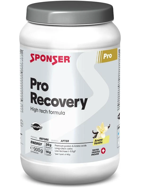 SPONSER Pro Recovery 50% Protein/36% Carbo Vanille, 900 g Dose