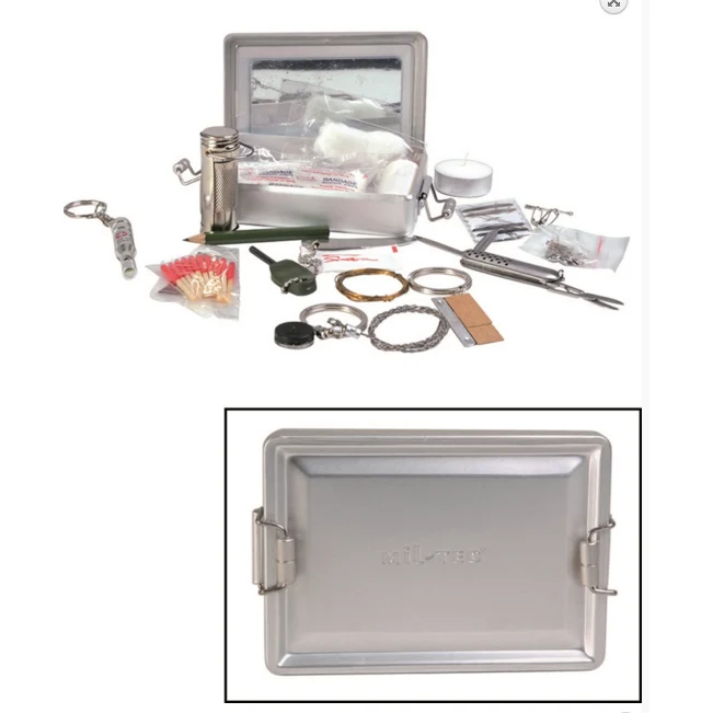 Mil-Tec - Survival Kit Aluminium