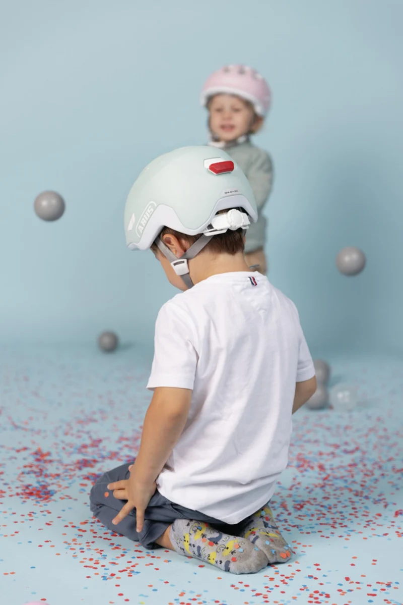 Abus Smiley 3.0 Ace LED Kinder-Helm pure aqua