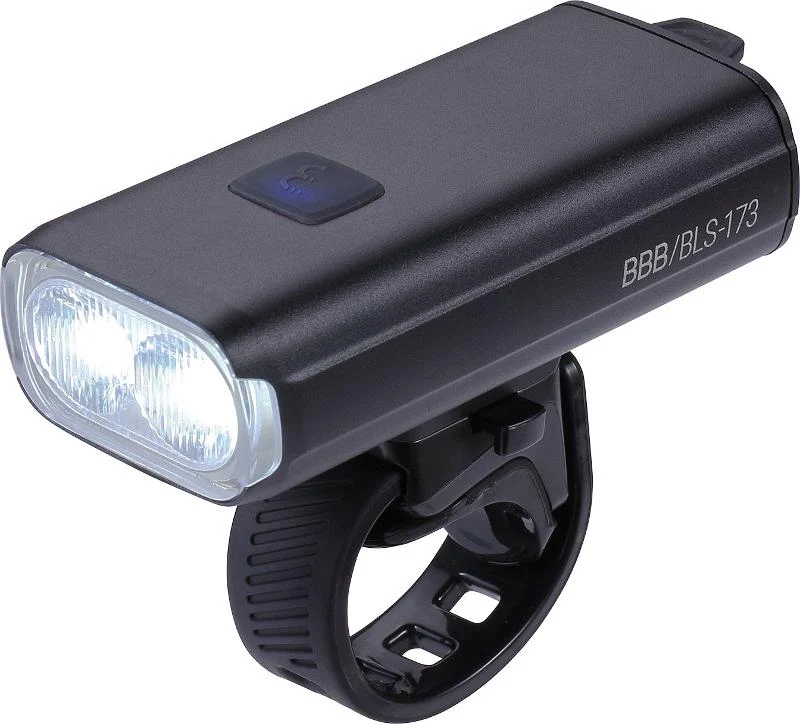 BBB Akku Frontlicht StrikeDuo 2000 BLS-173 inkl. Kabelfernbedienung, schwarz