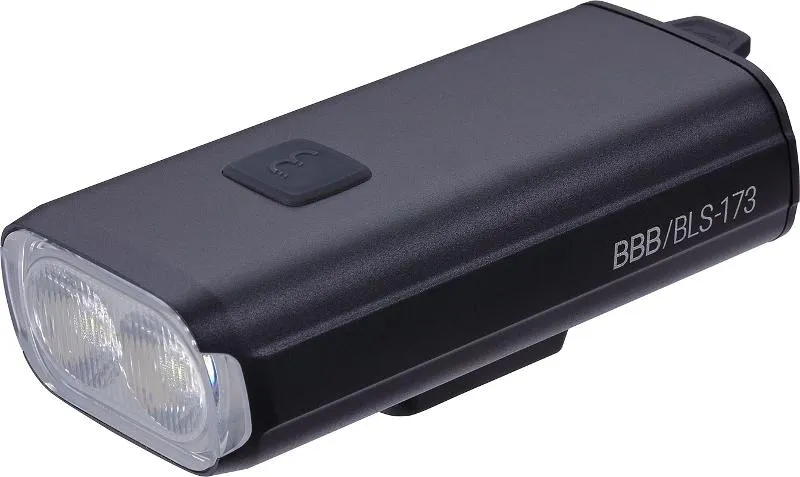 BBB Akku Frontlicht StrikeDuo 2000 BLS-173 inkl. Kabelfernbedienung, schwarz