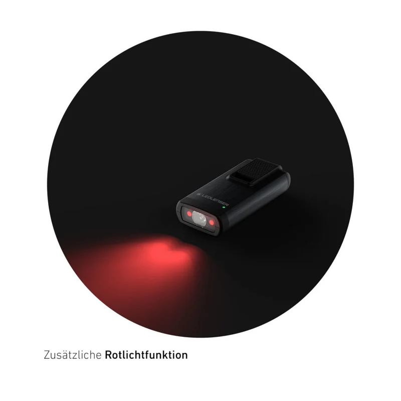 LEDLENSER - K6R Schlüsselbund-Taschenlampe 400 Lumen // Grau