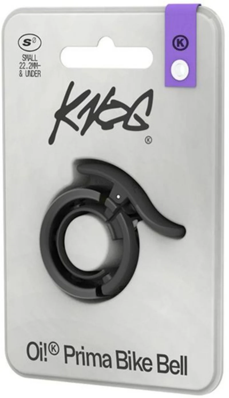 B-Ware - Knog Oi Prima Fahrradklingel anthracite/black (Gebrauchtware)