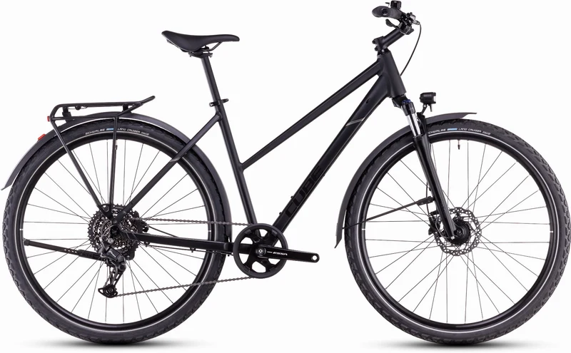Cube Nature One Allroad Trekkingrad Trapeze 28" black´n´black