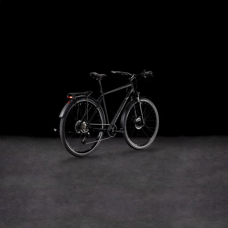 Cube Nature One Allroad Trekkingrad Diamant 28" black´n´black