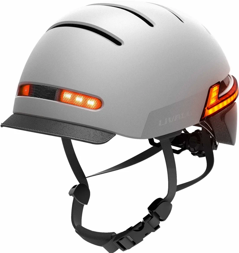 Livall BH51M Neo Helm + BR 80 Fernbedienung hellgrau
