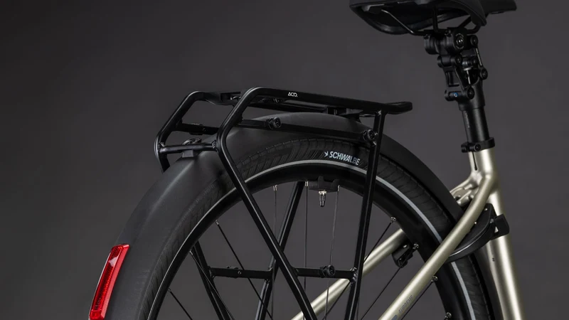 Cube Supreme RT Hybrid Comfort EXC 600 Wh E-Bike Easy Entry champagne´n´grey