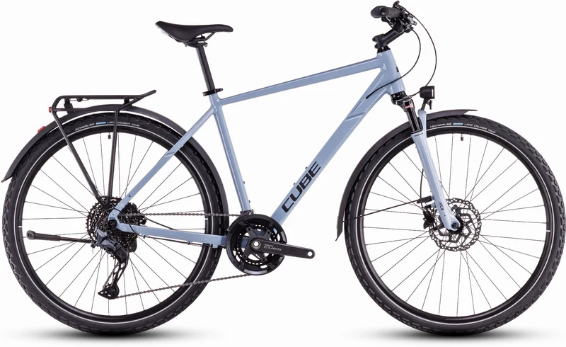 Cube Nature EXC Allroad Trekkingrad Diamant 28" pigeonblue´n´black