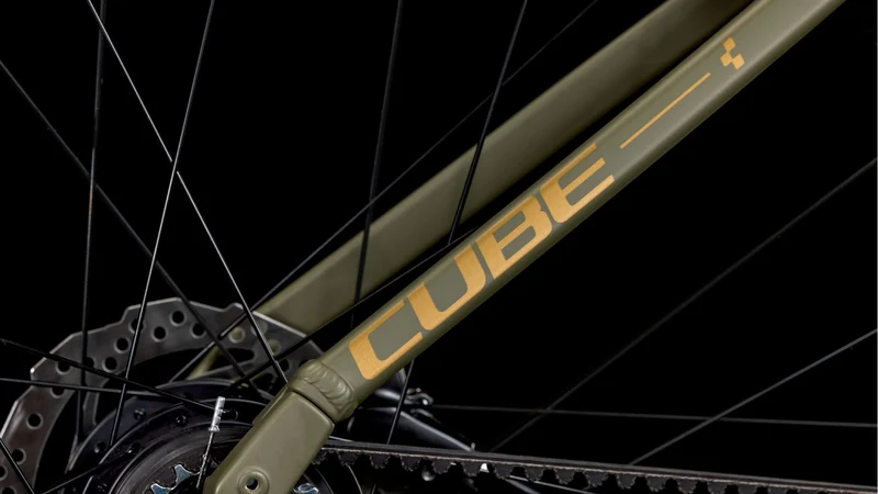 Cube Hyde Pro Cityrad Diamant 28" dustyolive´n´gold