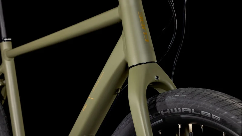 Cube Hyde Pro Cityrad Diamant 28" dustyolive´n´gold