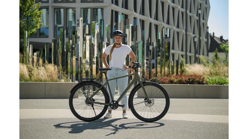 Cube Hyde Pro Cityrad Diamant 28" dustyolive´n´gold