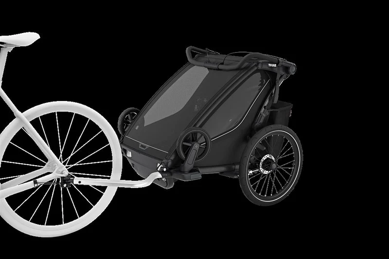 Thule Double, schwarz Kinderanhänger Thule Chariot Sport 2
